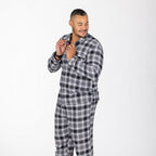 bb&b Sleep Multi Check Grey Men's PJ Set