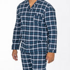 bb&b Sleep Multi Check Navy Men's PJ Set