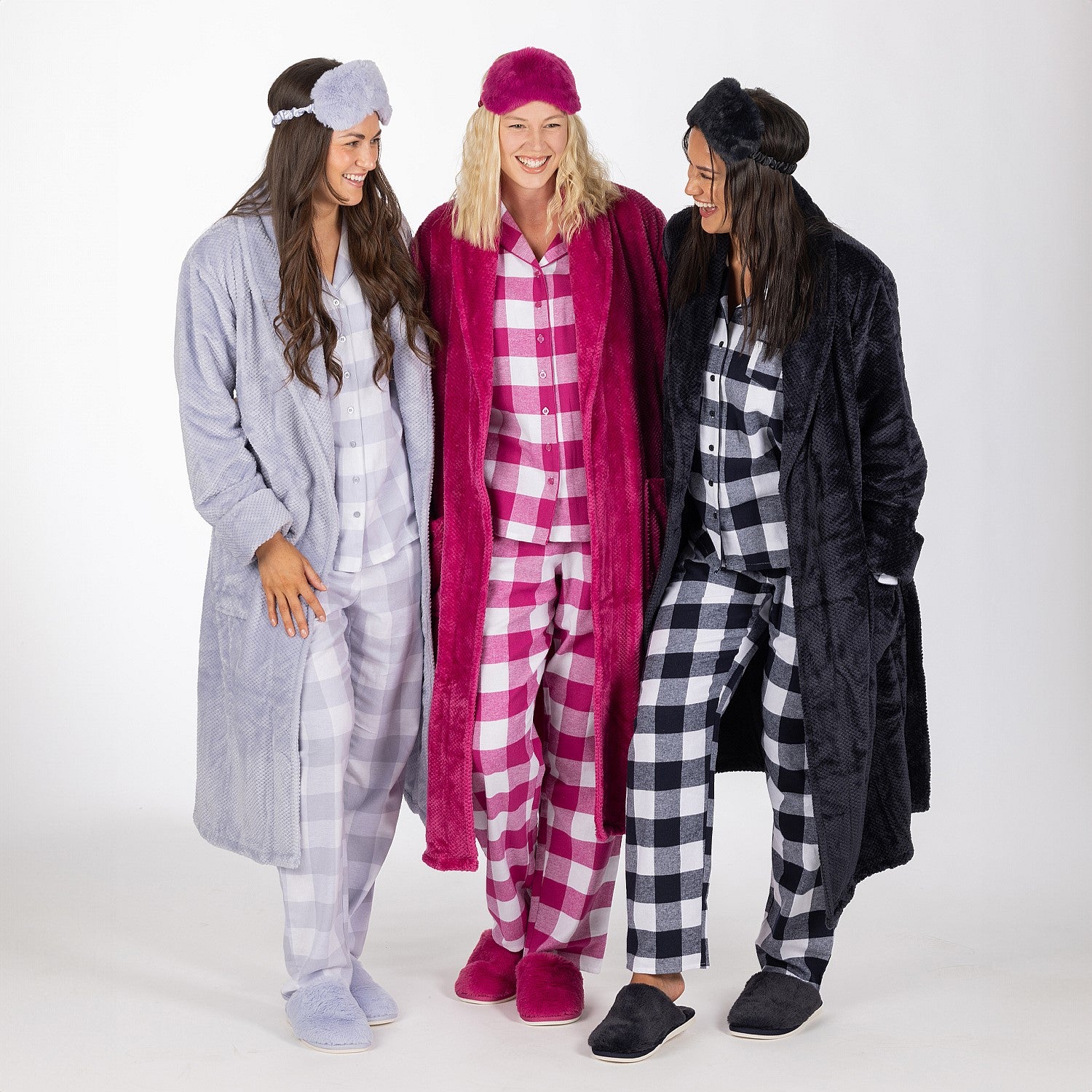 bb&b Sleep Lilac Check Out Flannelette PJ Set
