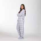 bb&b Sleep Lilac Check Out Flannelette PJ Set