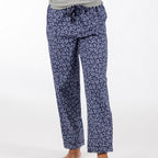 bb&b Sleep Floral Print Flannelette Uncuffed Pants