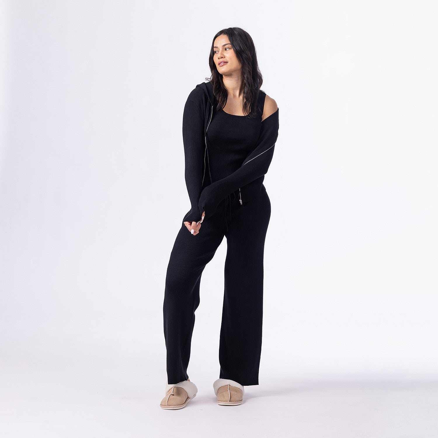 Simple & Sunday Ribbed Cardigan
