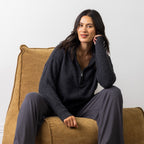 Simple & Sunday Zip Rib Knit