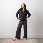 Simple & Sunday Zip Rib Knit