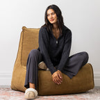 Simple & Sunday Zip Rib Knit