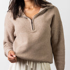 Simple & Sunday Zip Rib Knit