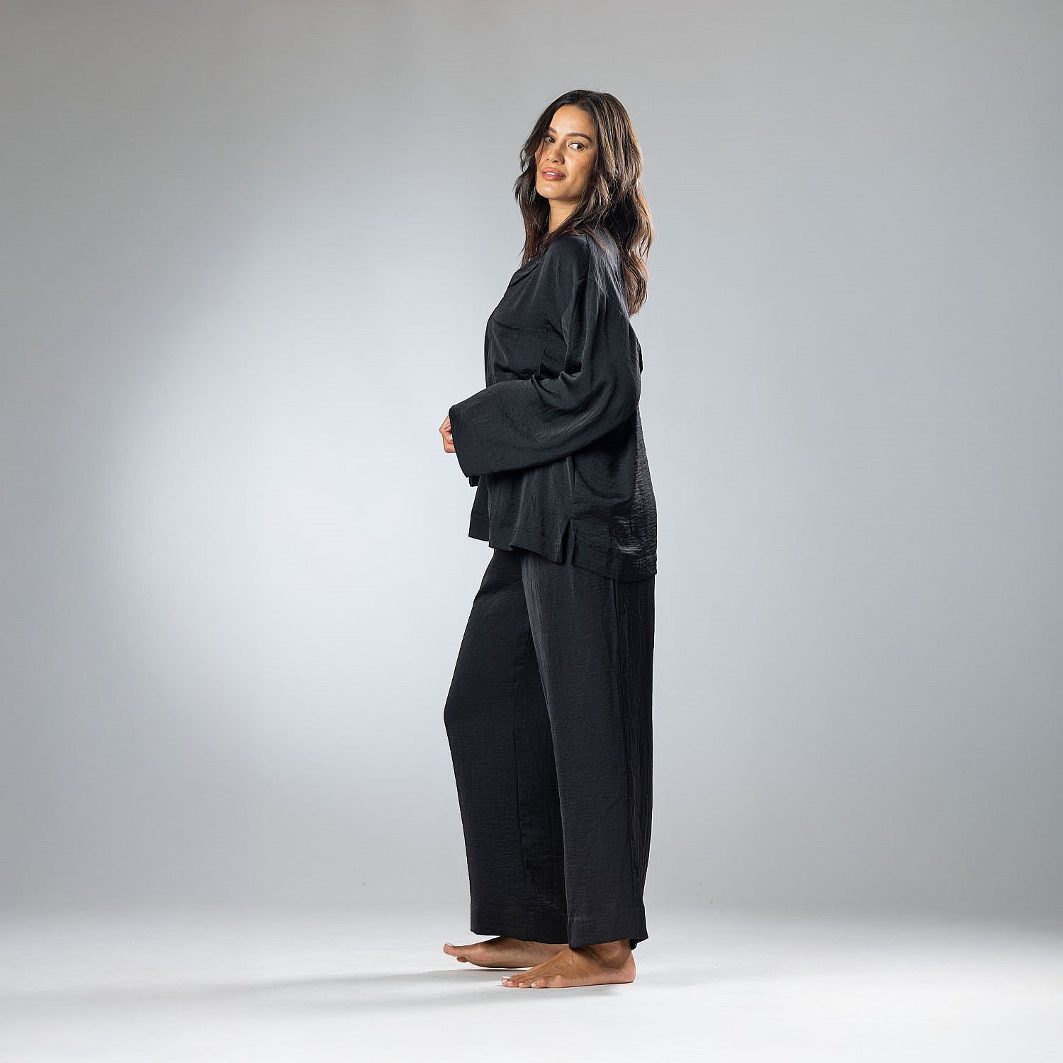 bb&b Sleep Hammered Satin Pj Set