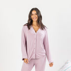 bb&b Sleep Viscose PJ Shirt And Long Pant Set With Trim