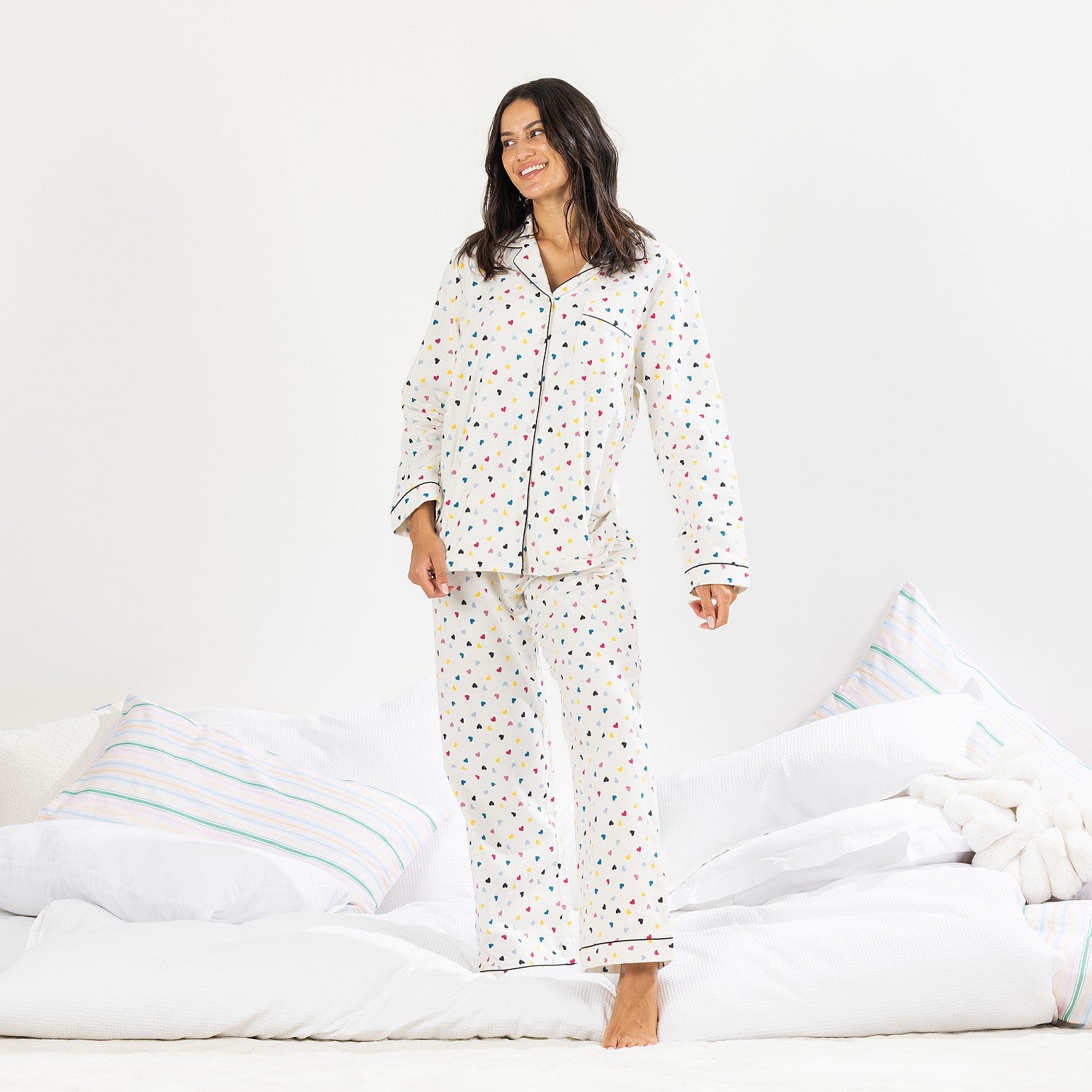 bb&b Sleep Heart to Heart Flannelette PJ Set