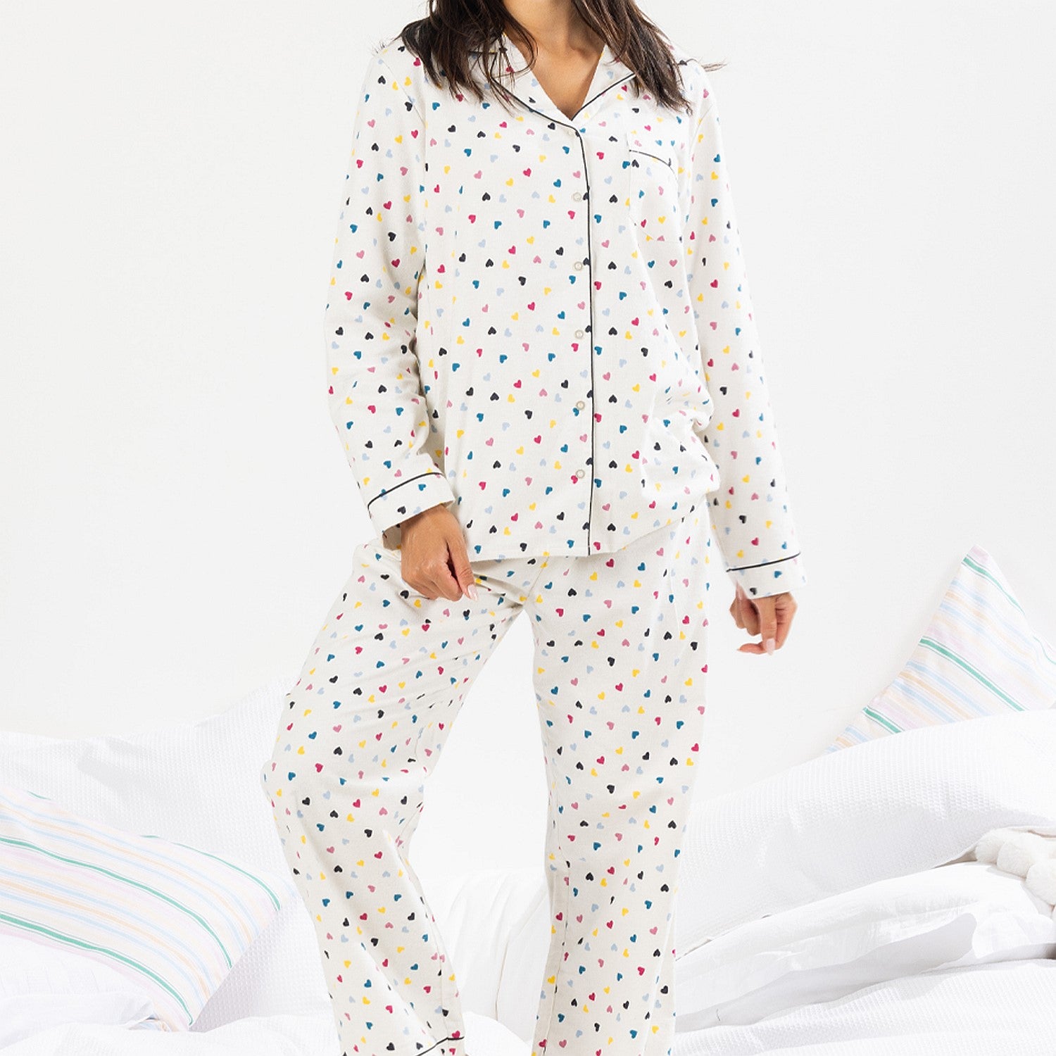 bb&b Sleep Heart to Heart Flannelette PJ Set