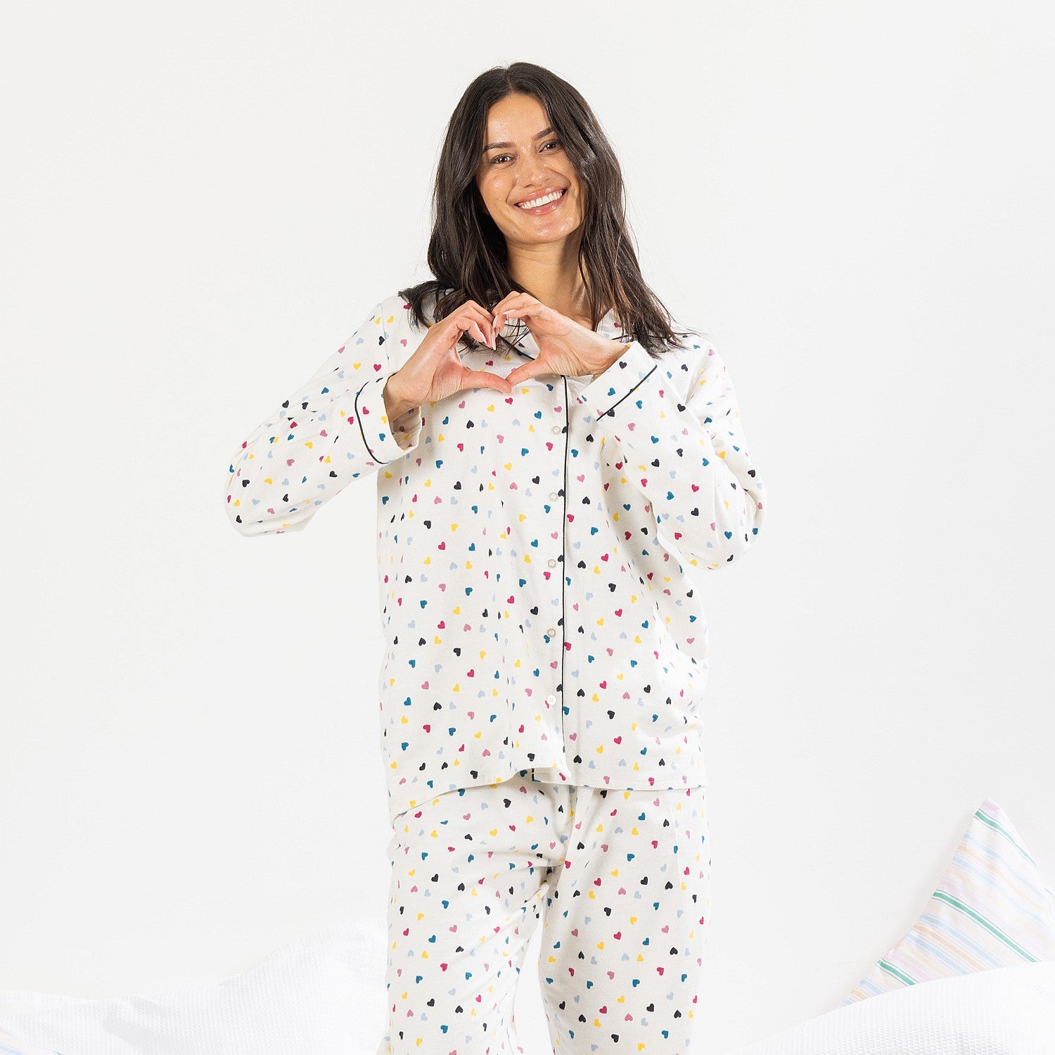 bb&b Sleep Heart to Heart Flannelette PJ Set