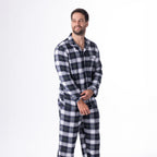 bb&b Sleep Men's Grey Check Flannelette PJ Set