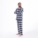 bb&b Sleep Men's Grey Check Flannelette PJ Set