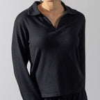 Simple & Sunday Supersoft Collared Top