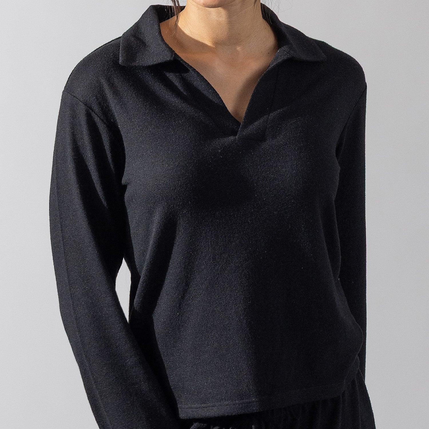 Simple & Sunday Supersoft Collared Top
