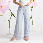 Marlo Women's Blue Floral Printed PJ Pants