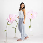 Marlo Women's Blue Floral Printed PJ Pants