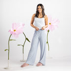 Marlo Women's Blue Floral Printed PJ Pants