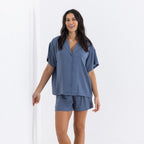 Design Republique Hammered Satin PJ Set