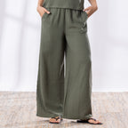 Cove Cotton Wide Leg Pants