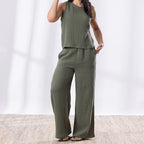 Cove Cotton Wide Leg Pants