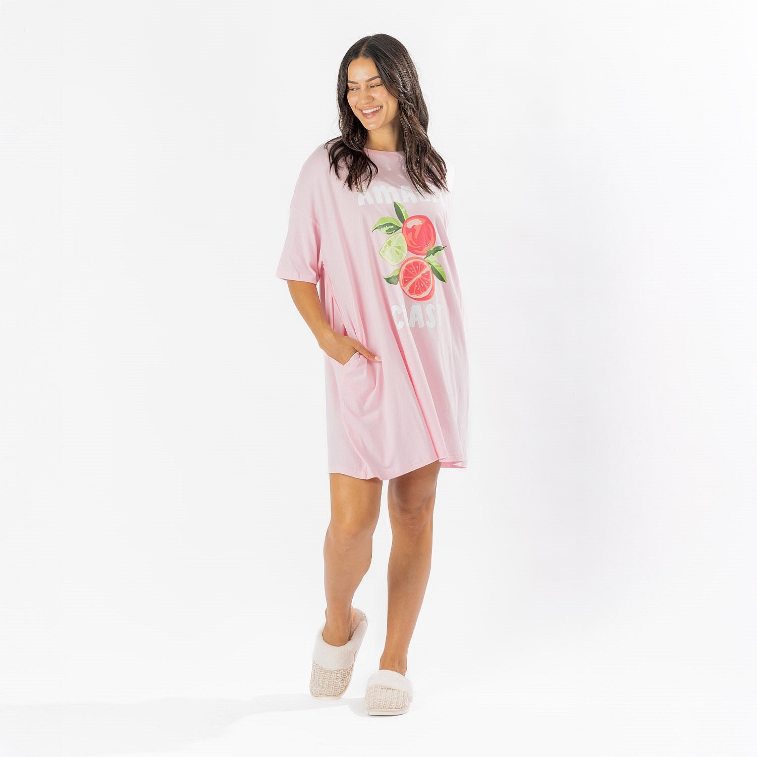 bb&b Sleep Amalfi Coast Sleep Tee with Pockets