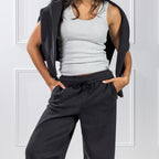 Simple & Sunday Lounge Scoop Rib Tank Top