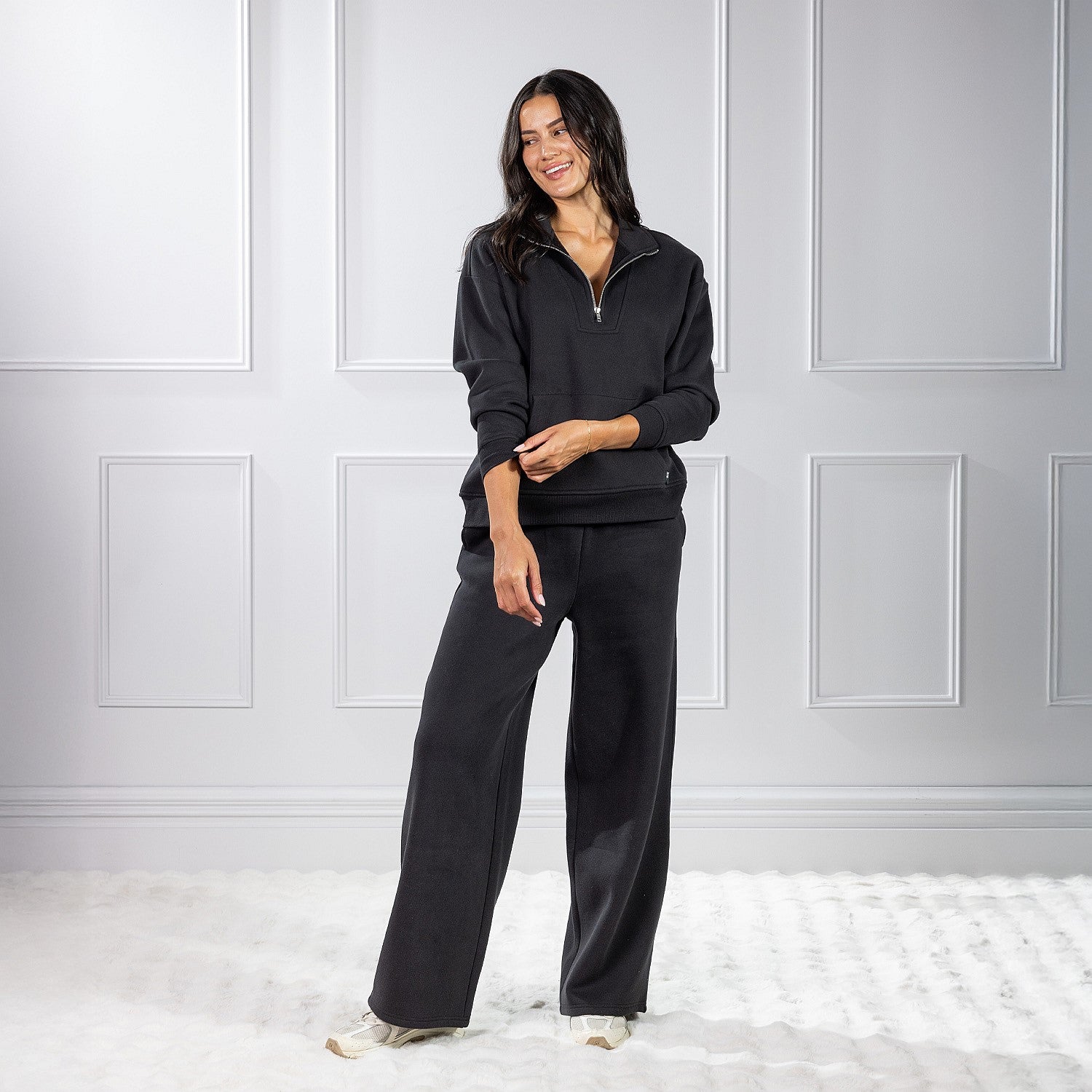Simple & Sunday Lounge 1/4 Zip Sweatshirt