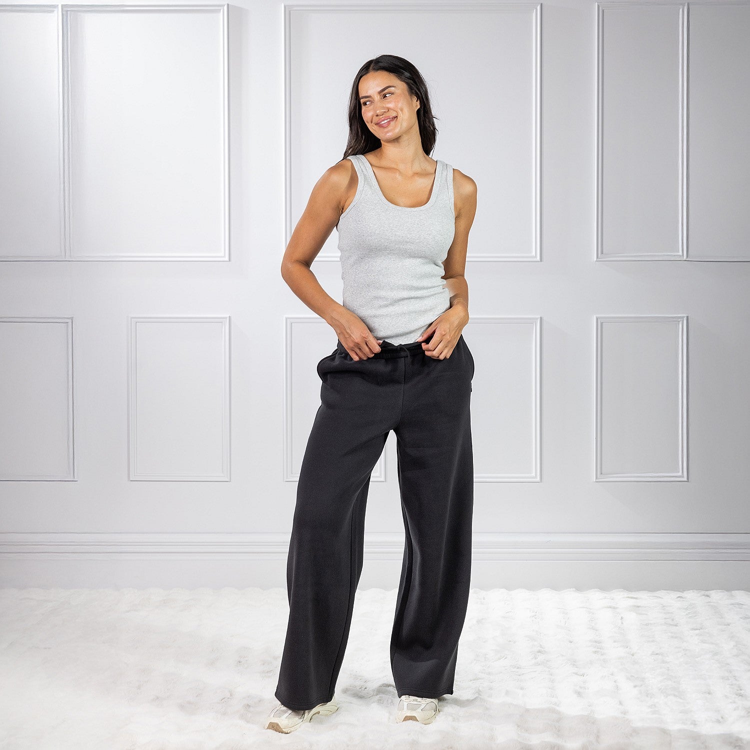 Simple & Sunday Lounge Wide Leg Sweatpants