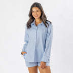Marlo Cotton Stripe Short Pj Set