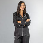 Eden Piped Satin Pyjama Set