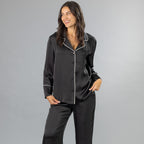 Eden Piped Satin Pyjama Set