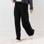 Simple & Sunday Lounge Rib Wide Leg Pants