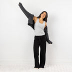 Simple & Sunday Lounge Rib Wide Leg Pants
