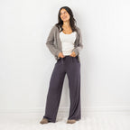 Simple & Sunday Lounge Rib Wide Leg Pants