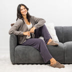 Simple & Sunday Lounge Rib Wide Leg Pants