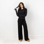 Simple & Sunday Lounge Rib Long Sleeve Top