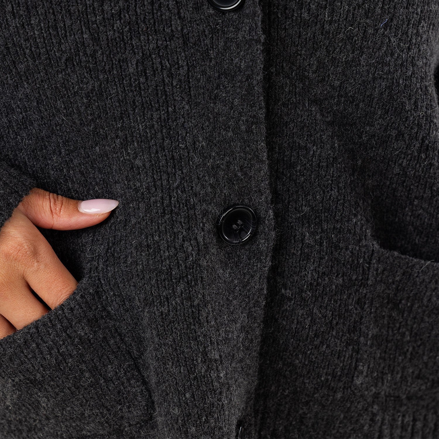 Simple & Sunday Lounge Button Pocket Cardi