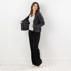Simple & Sunday Lounge Button Pocket Cardi