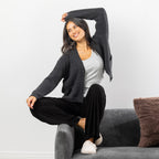 Simple & Sunday Lounge Button Pocket Cardi