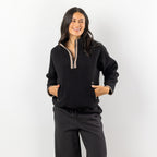 Simple & Sunday Lounge Sherpa 1/4 Zip Pullover
