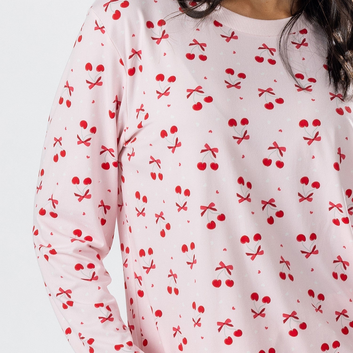 bb&b Sleep Cherry Knit PJ Twosie