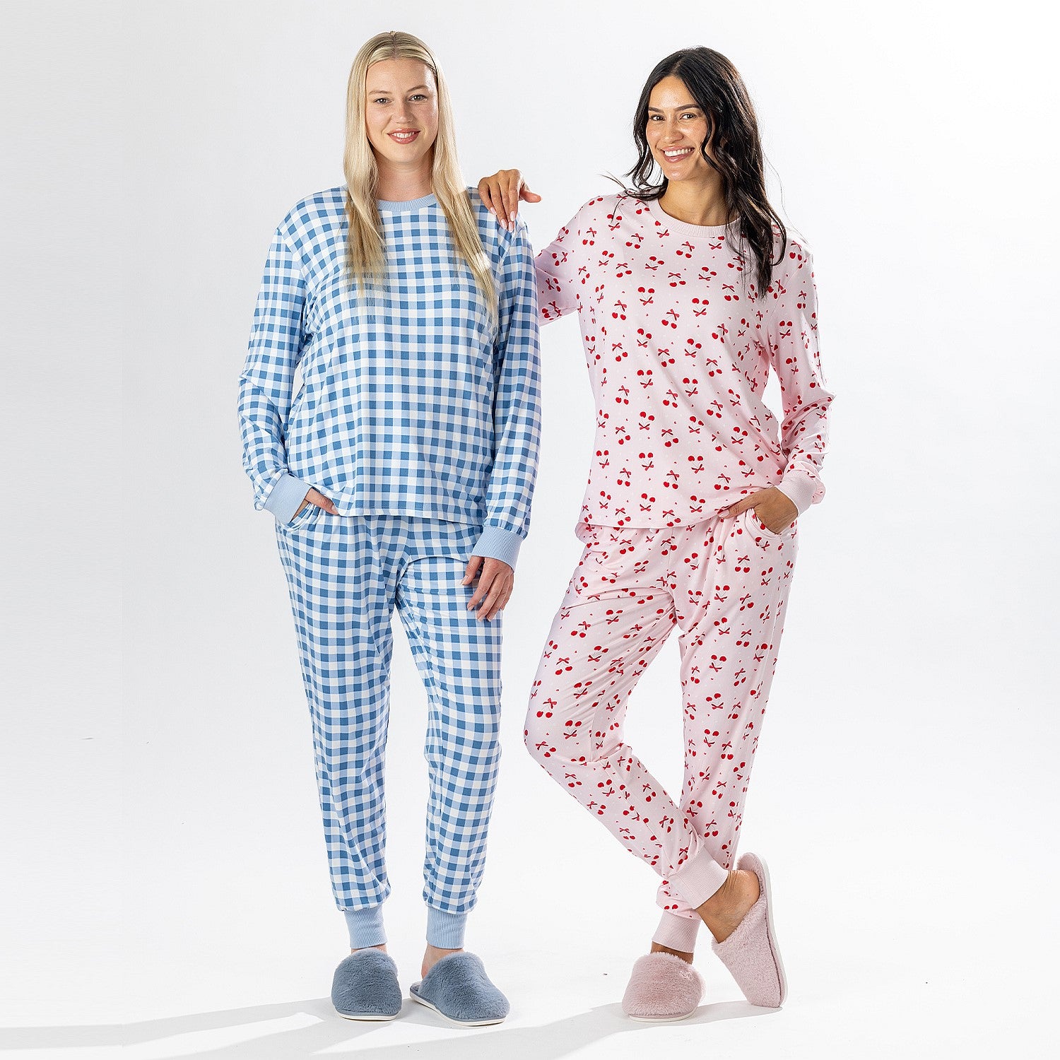 bb&b Sleep Cherry Knit PJ Twosie