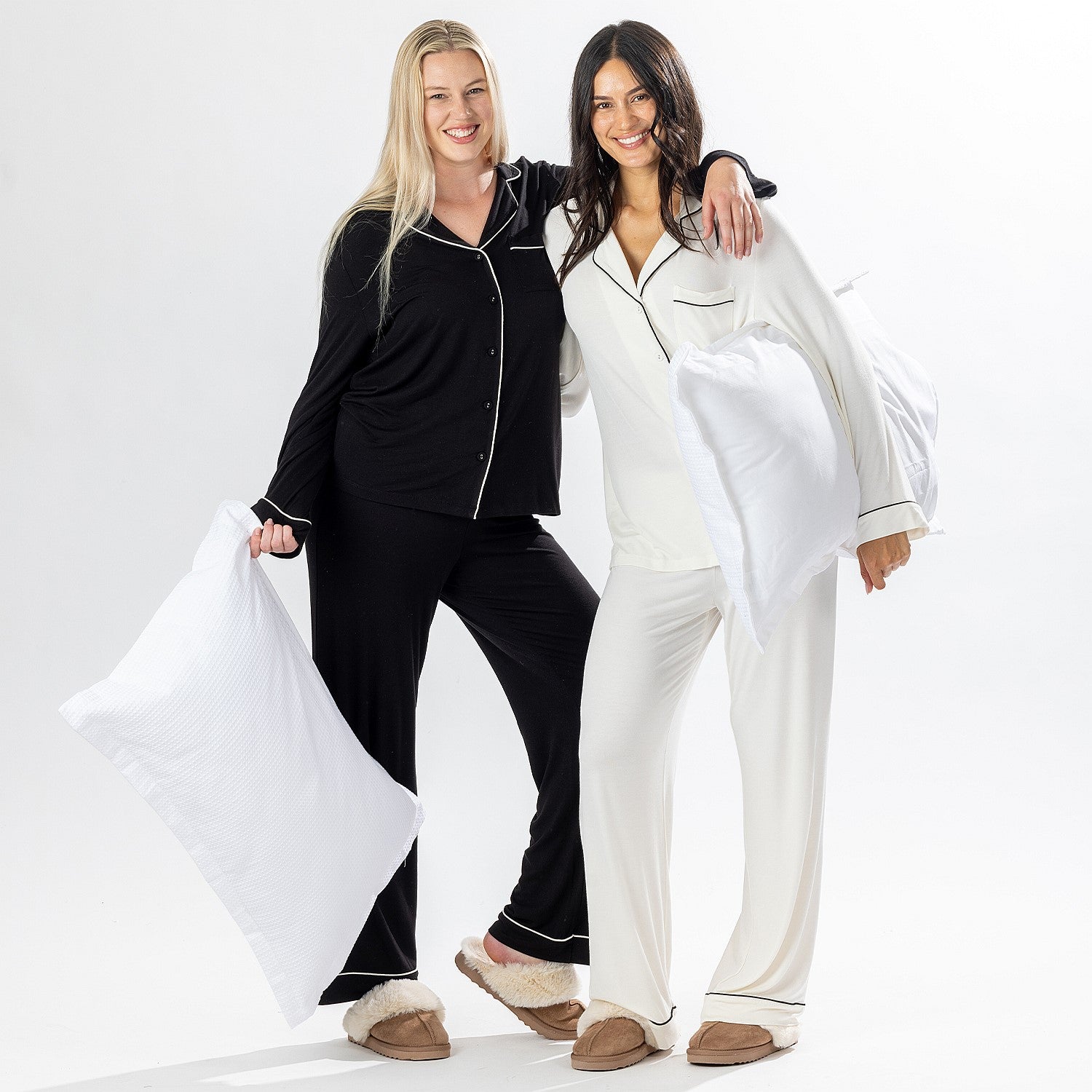 bb&b Sleep Knit Piped PJ Set