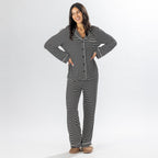 bb&b Sleep Stripe Knit Piped PJ Set