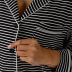 bb&b Sleep Stripe Knit Piped PJ Set