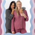 bb&b Sleep Stripe Knit Piped PJ Set