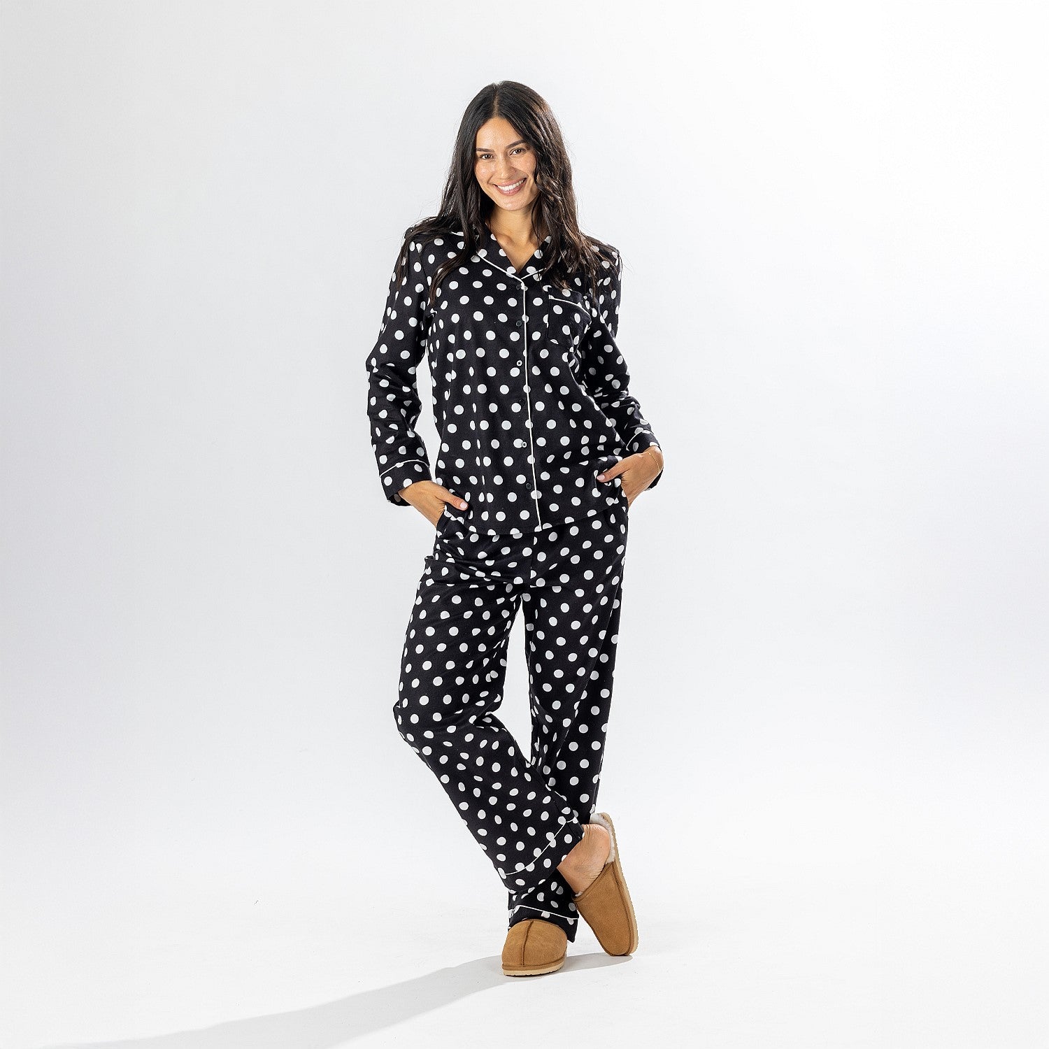 bb&b Sleep Polka Dot Flannelette PJ Set