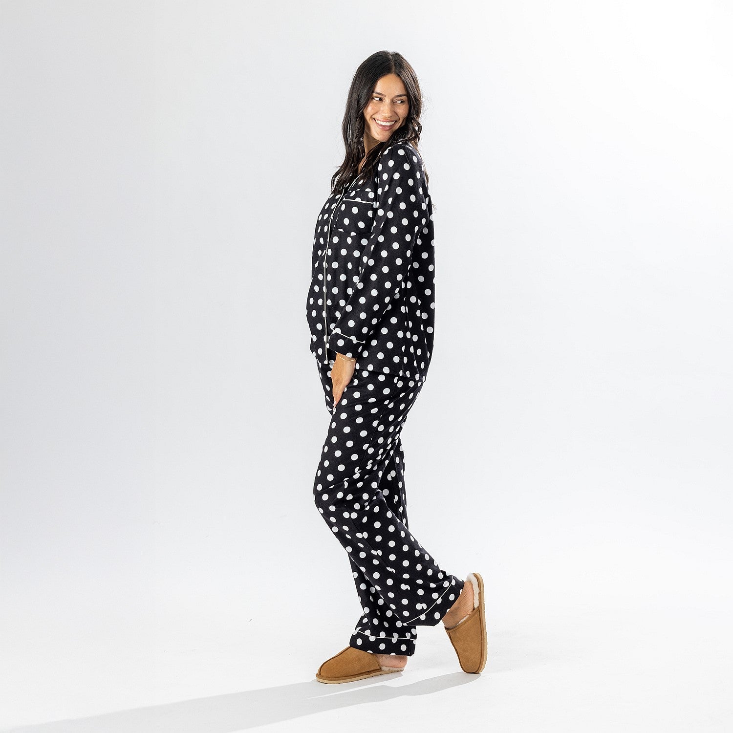 bb&b Sleep Polka Dot Flannelette PJ Set