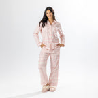 bb&b Sleep Pink Gingham Flannelette PJ Set